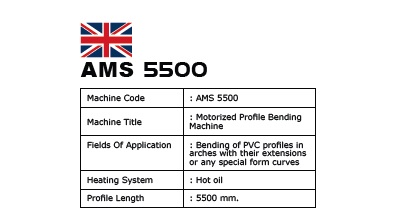AMS 5500 Profil Bükme Makinesi  4
